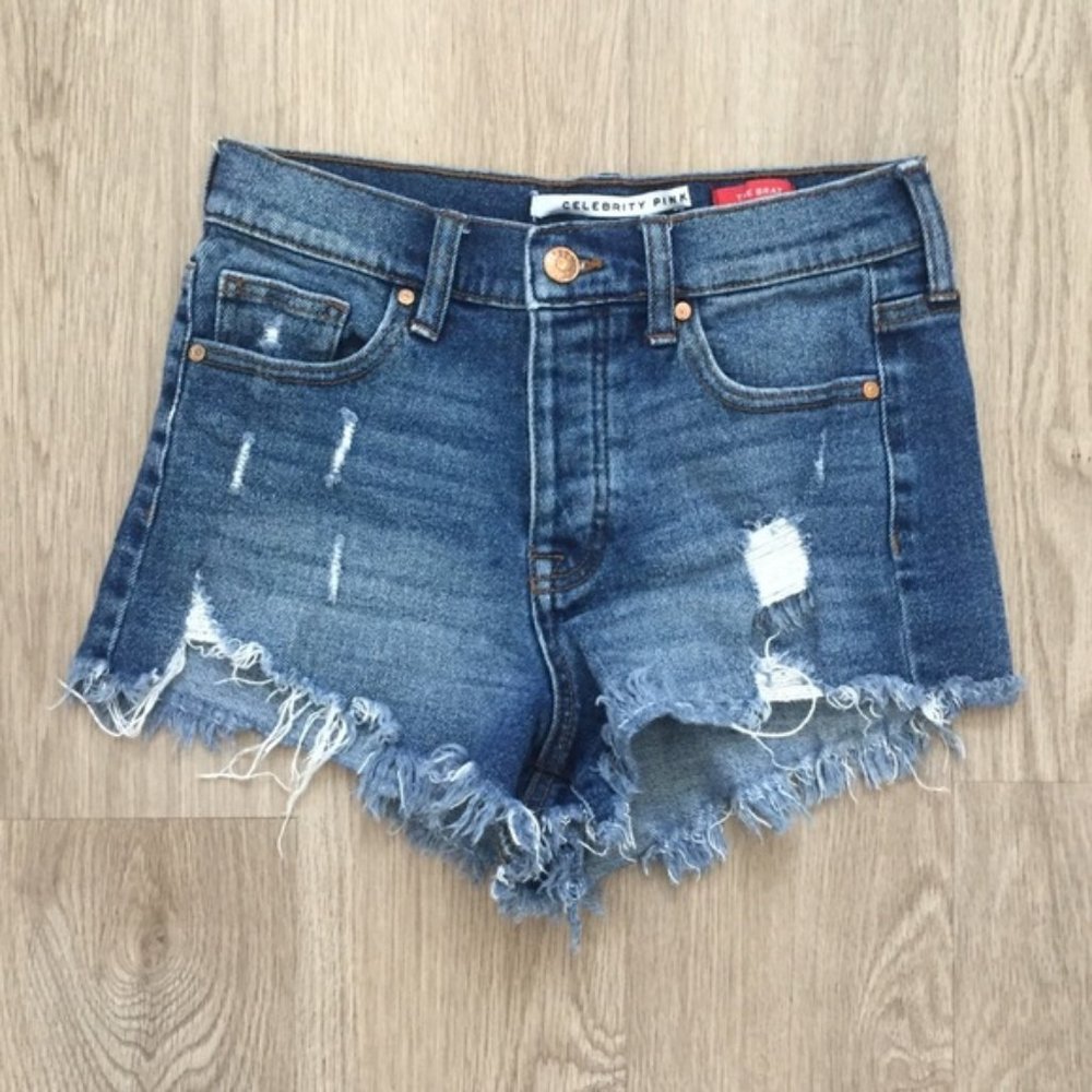 Celebrity Pink Shorts Blue Denim The Brat 3/26